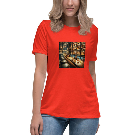 Liberty & Lead Apparel Poppy / S Bar Time - Ladies Relaxed Tee