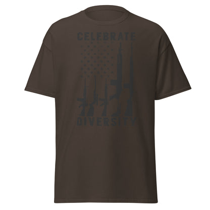 Liberty & Lead Apparel Dark Chocolate / S Celebrate Diversity 2 - Men's Classic Tee