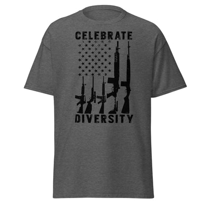 Liberty & Lead Apparel Dark Heather / S Celebrate Diversity 2 - Men's Classic Tee