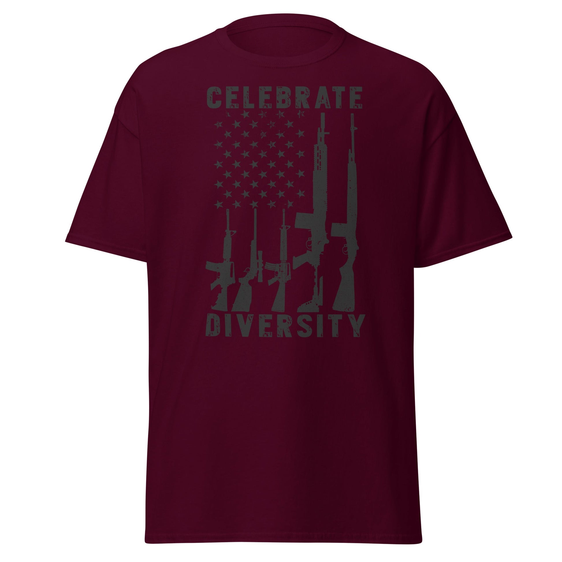 Liberty & Lead Apparel Maroon / S Celebrate Diversity 2 - Men's Classic Tee