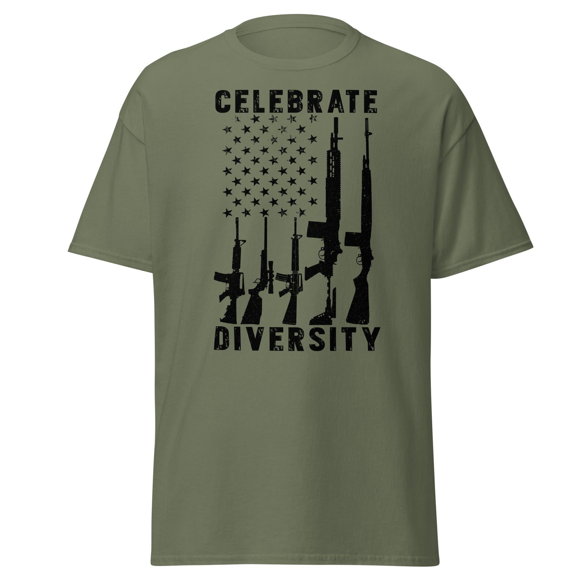 Liberty & Lead Apparel Military Green / S Celebrate Diversity 2 - Men's Classic Tee