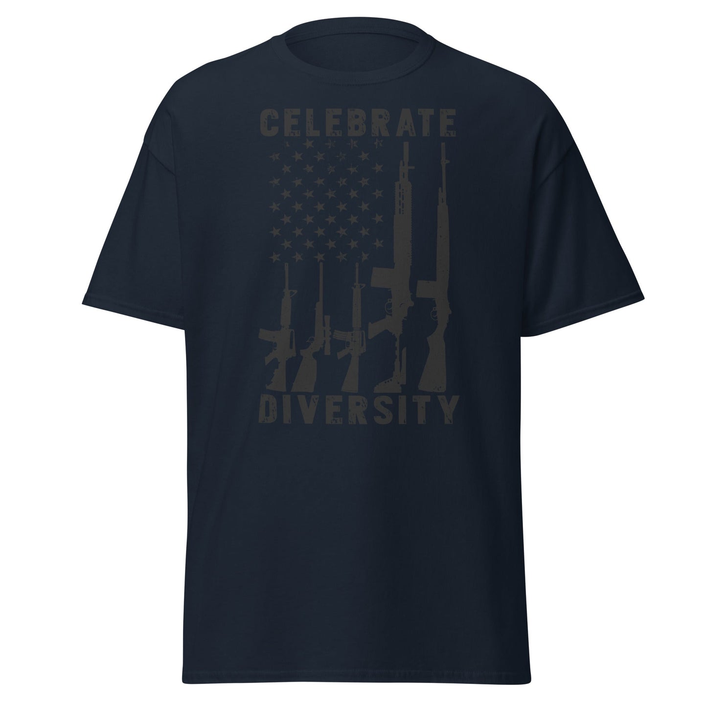 Liberty & Lead Apparel Navy / S Celebrate Diversity 2 - Men's Classic Tee