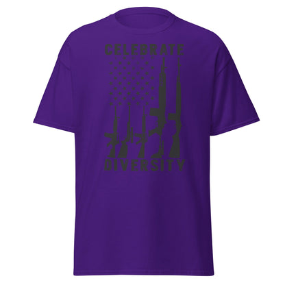 Liberty & Lead Apparel Purple / S Celebrate Diversity 2 - Men's Classic Tee