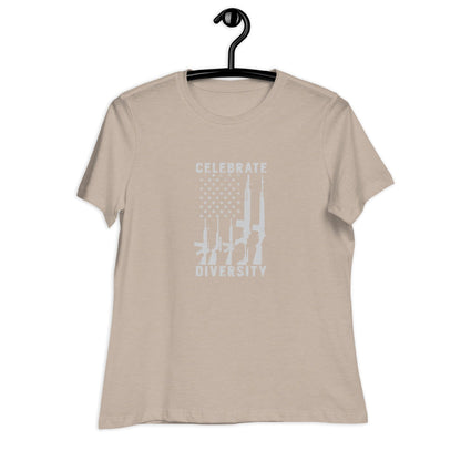 Liberty & Lead Apparel Celebrate Diversity - Ladies Relaxed Tee