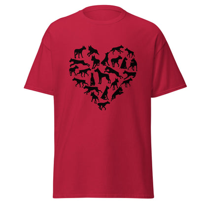 Liberty & Lead Apparel Cardinal / S Dane Love - Men's Classic Tee