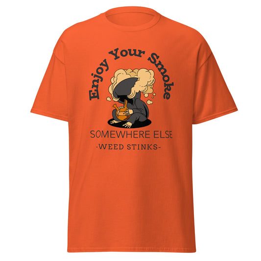 Liberty & Lead Apparel T-Shirts Orange / S Enjoy Your Smoke - Men's Classic Tee