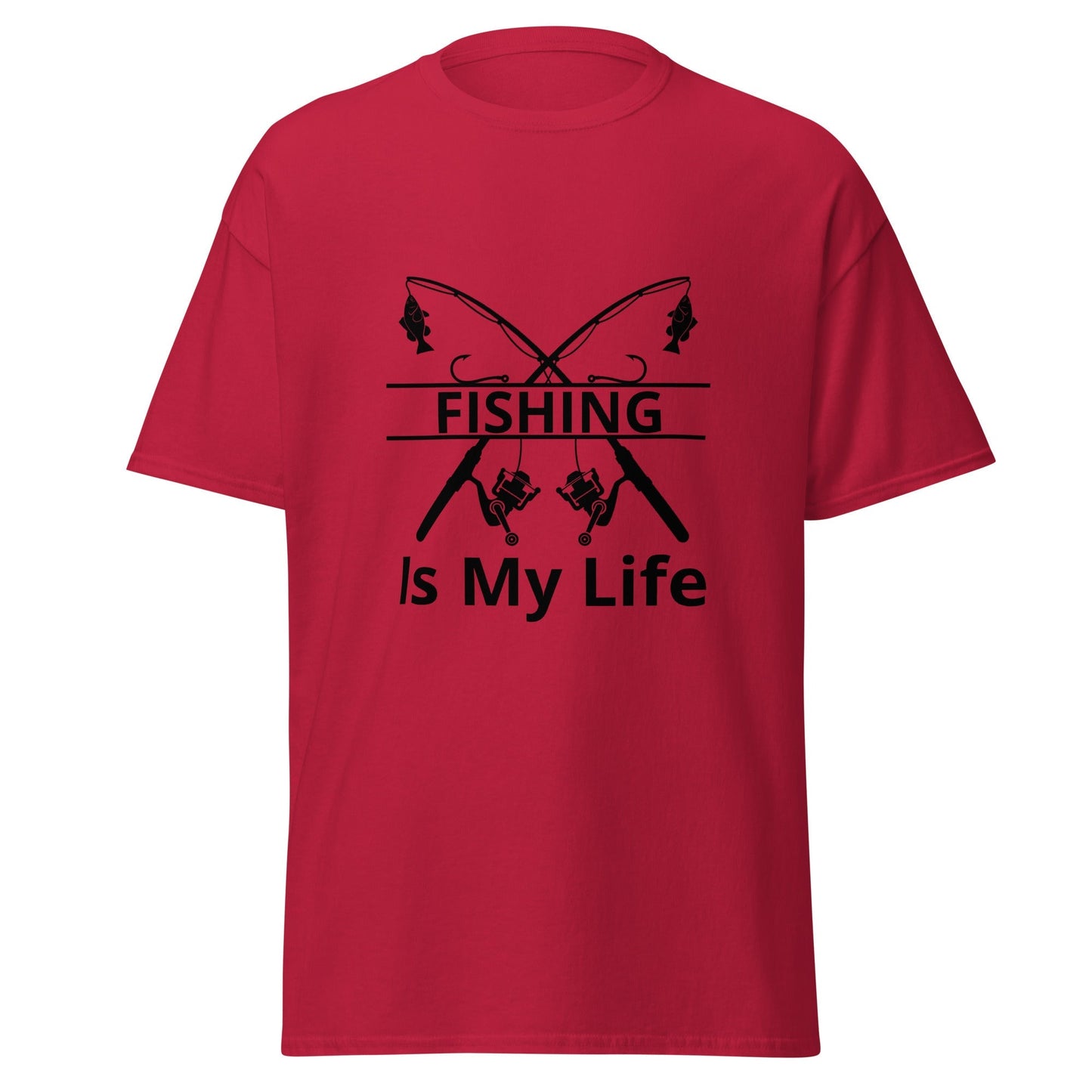 Liberty & Lead Apparel Cardinal / S Fishing is Life 2 - Men's Classic Tee