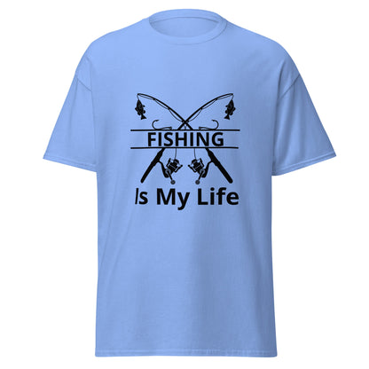 Liberty & Lead Apparel Carolina Blue / S Fishing is Life 2 - Men's Classic Tee