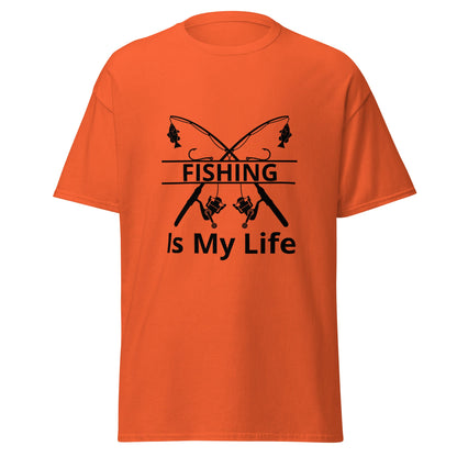 Liberty & Lead Apparel Orange / S Fishing is Life 2 - Men's Classic Tee