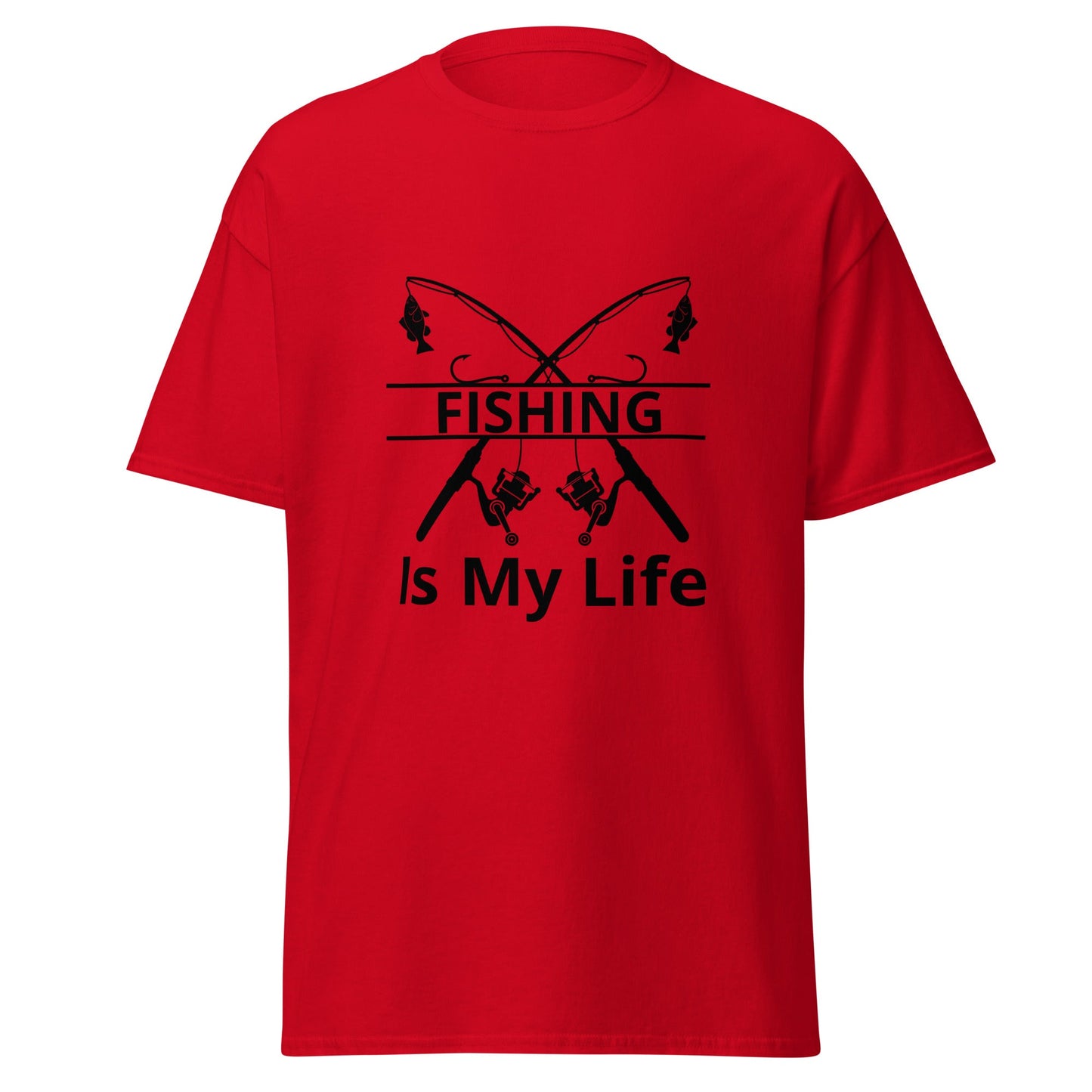 Liberty & Lead Apparel Red / S Fishing is Life 2 - Men's Classic Tee