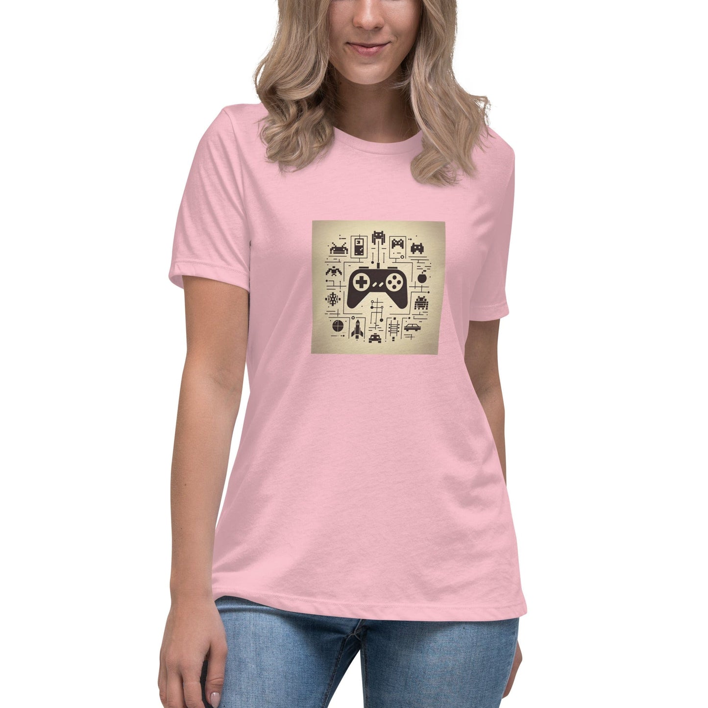 Liberty & Lead Apparel Pink / S Gamer - Ladies Relaxed Tee