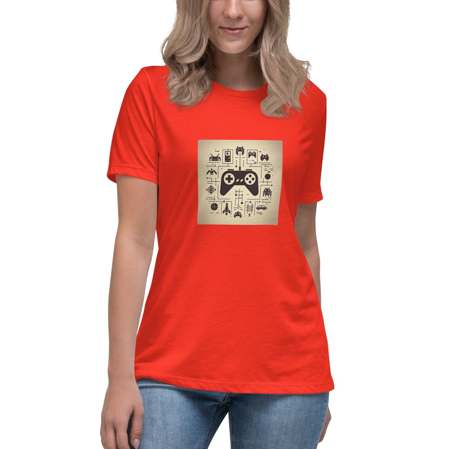 Liberty & Lead Apparel Poppy / S Gamer - Ladies Relaxed Tee