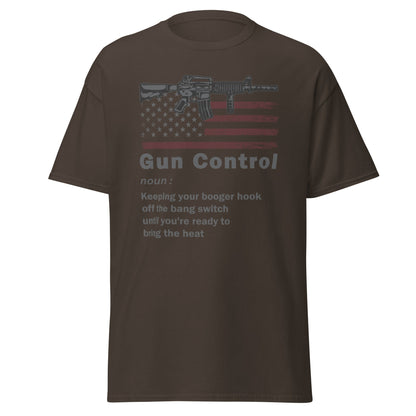 Liberty & Lead Apparel Dark Chocolate / S Gun Control 2 - Men's Classic Tee