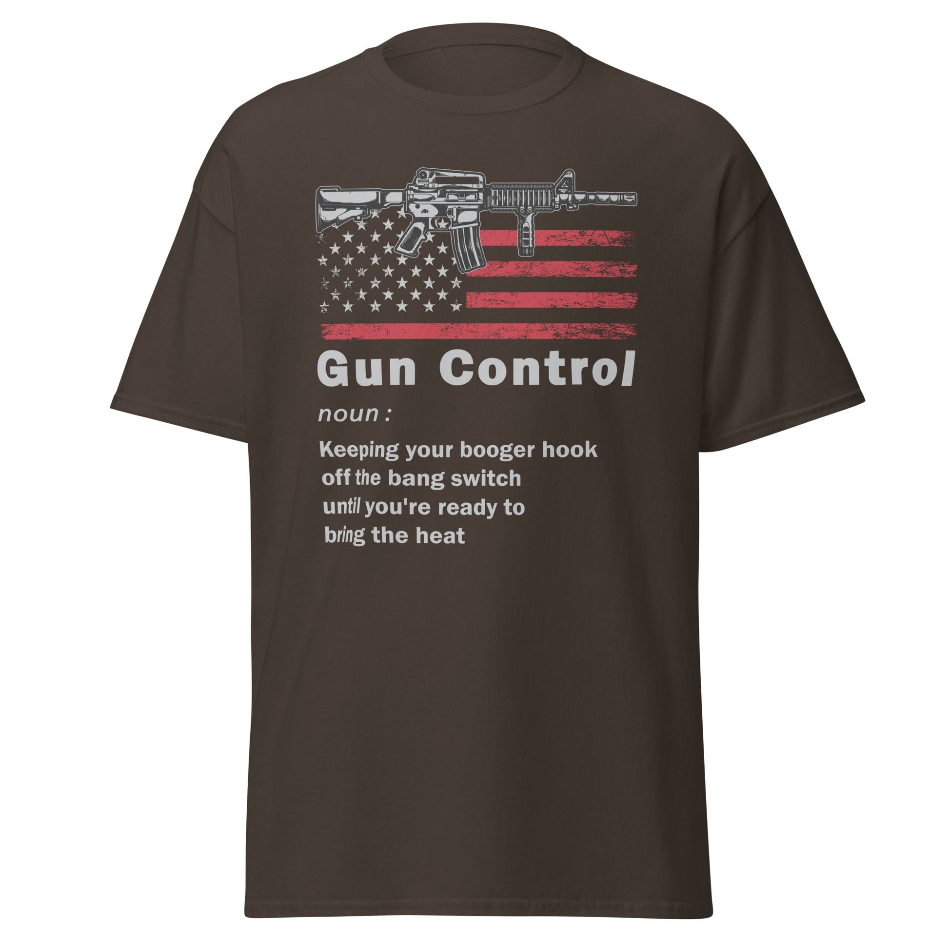 Liberty & Lead Apparel Dark Chocolate / S Gun Control - Men's Classic Tee