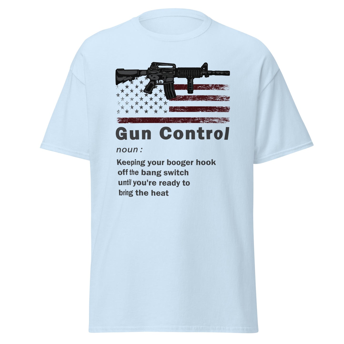 Liberty & Lead Apparel Light Blue / S Gun Control - Men's Classic Tee