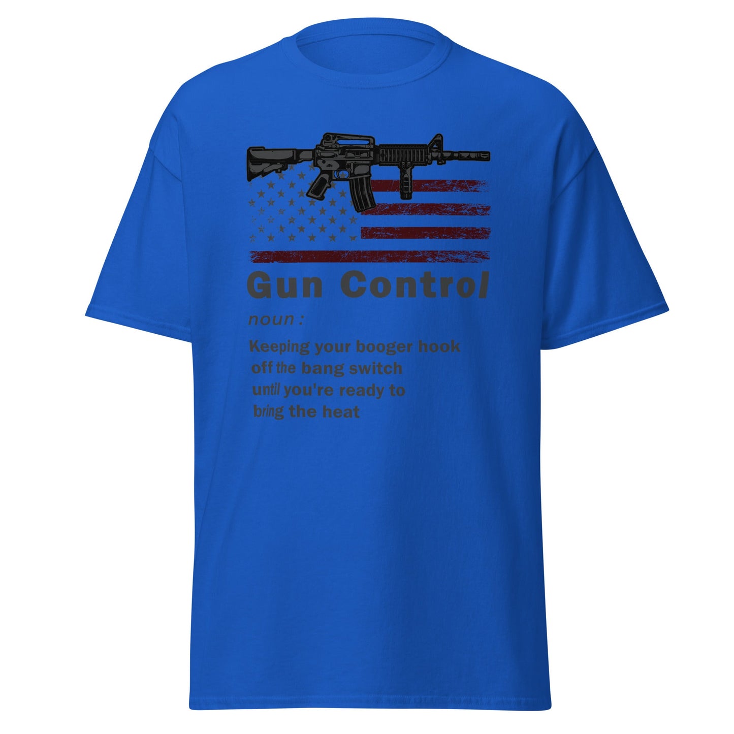 Liberty & Lead Apparel Royal / S Gun Control - Men's Classic Tee