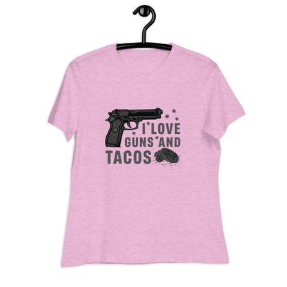 Liberty & Lead Apparel Guns and Tacos 2 - Ladies Relaxed Tee