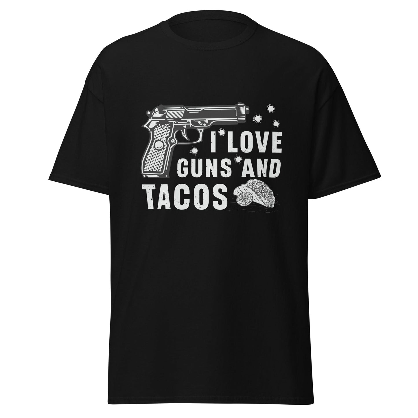 Liberty & Lead Apparel Black / S I Love Guns and Tacos - Men's Classic Tee