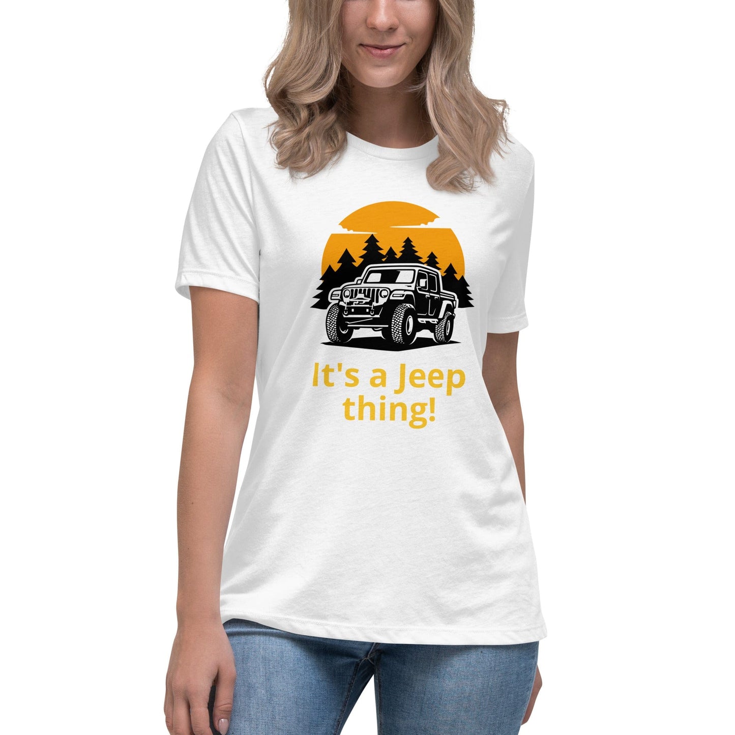 Liberty & Lead Apparel White / S It's a Jeep Thing / Jeep Lovers / Ain't Nothin' But / Off Road Enthusiast - Ladies Relaxed Tee