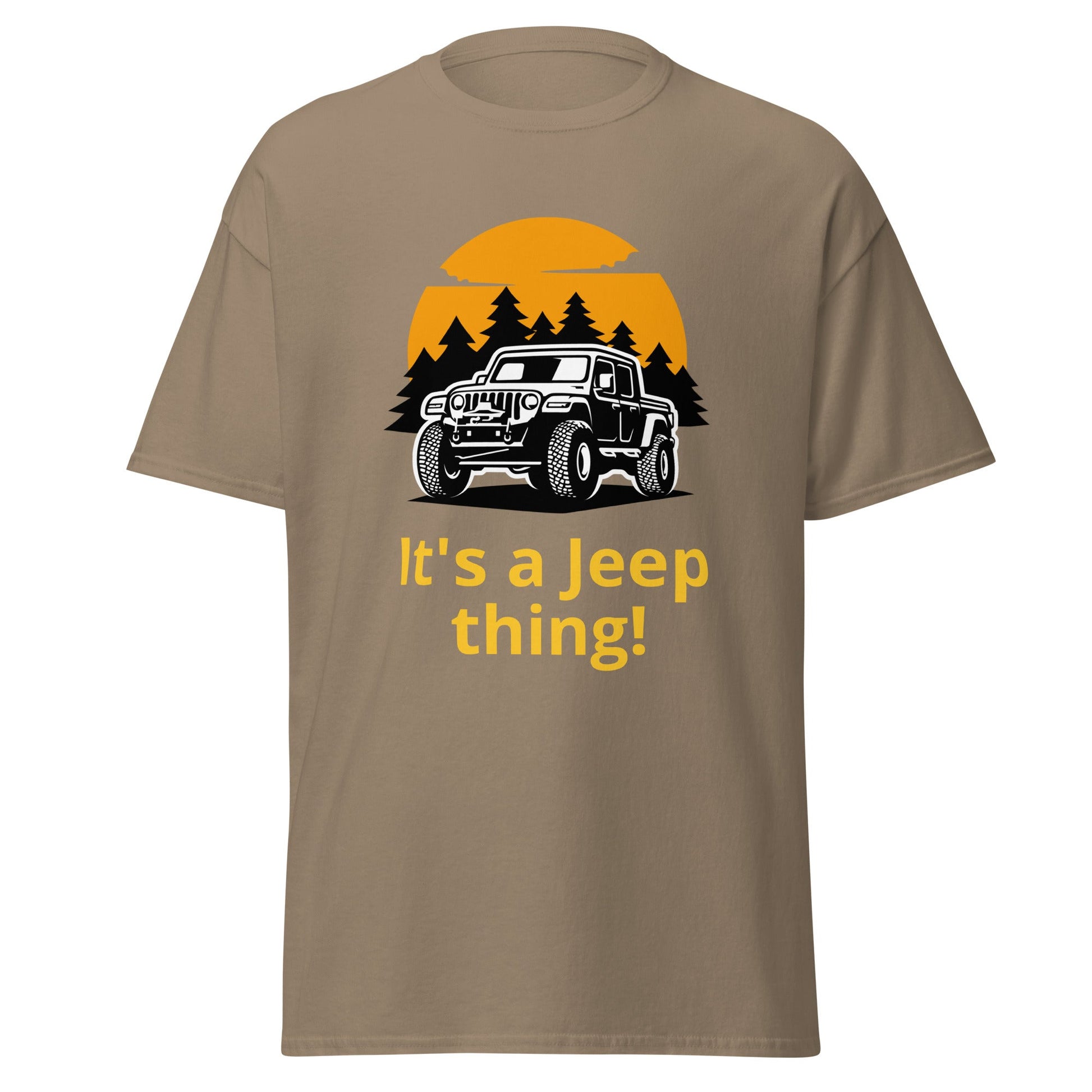 Liberty & Lead Apparel Brown Savana / S It's a Jeep Thing / Jeep Lovers / Ain't Nothin' But / Off Road Enthusiast - Men's Classic Tee