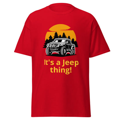 Liberty & Lead Apparel Red / S It's a Jeep Thing / Jeep Lovers / Ain't Nothin' But / Off Road Enthusiast - Men's Classic Tee