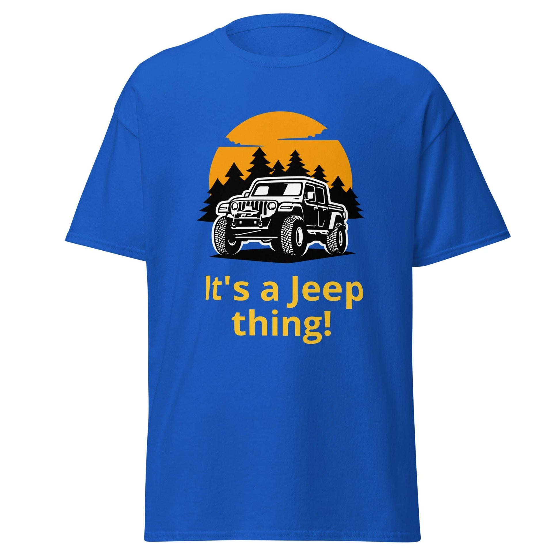 Liberty & Lead Apparel Royal / S It's a Jeep Thing / Jeep Lovers / Ain't Nothin' But / Off Road Enthusiast - Men's Classic Tee