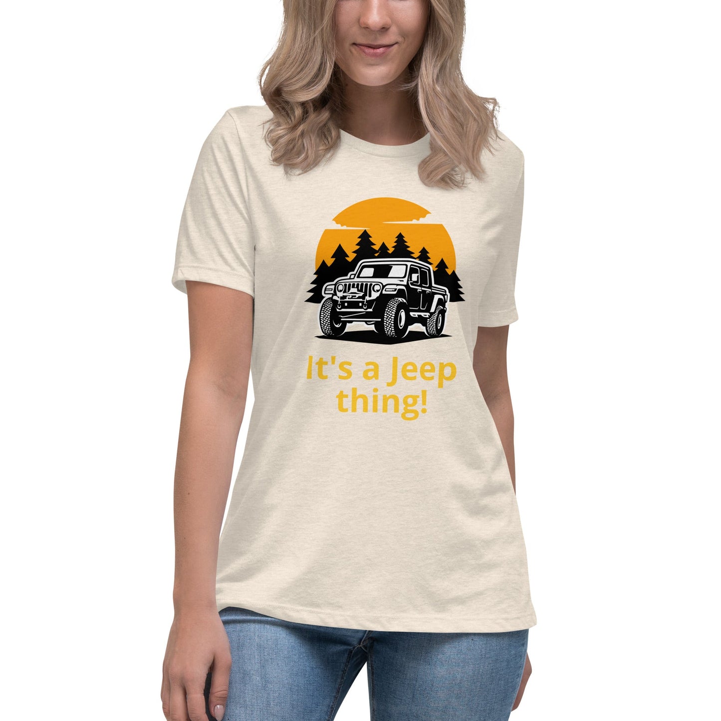 Liberty & Lead Apparel Heather Prism Natural / S It's A Jeep Thing