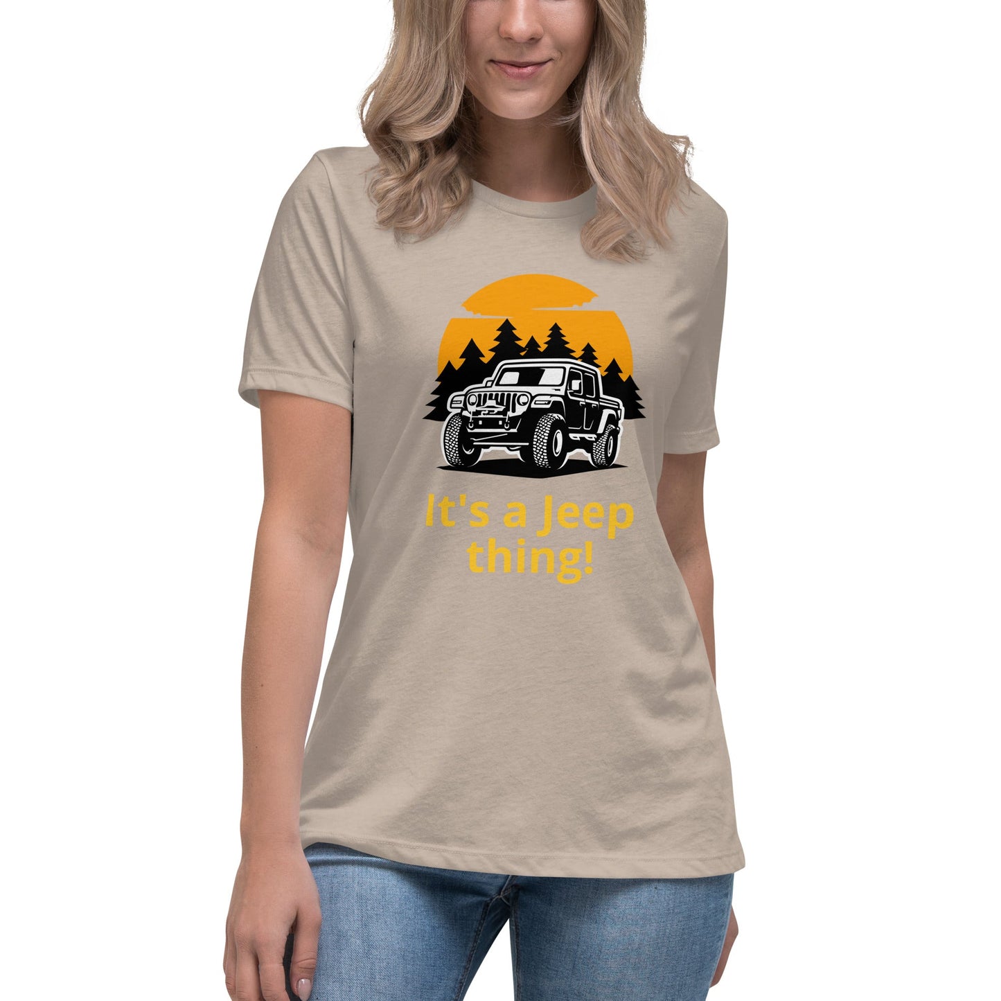 Liberty & Lead Apparel Heather Stone / S It's A Jeep Thing