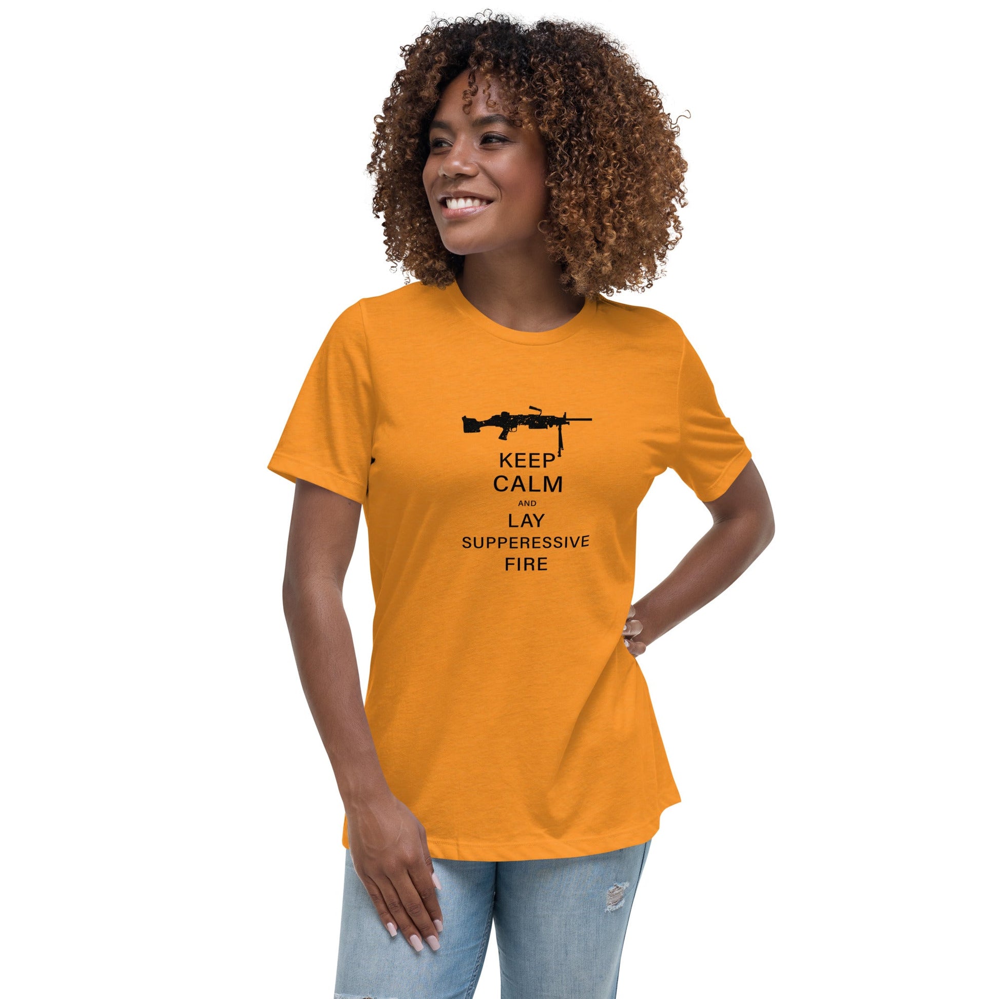 Liberty & Lead Apparel Heather Marmalade / S Keep Calm 2