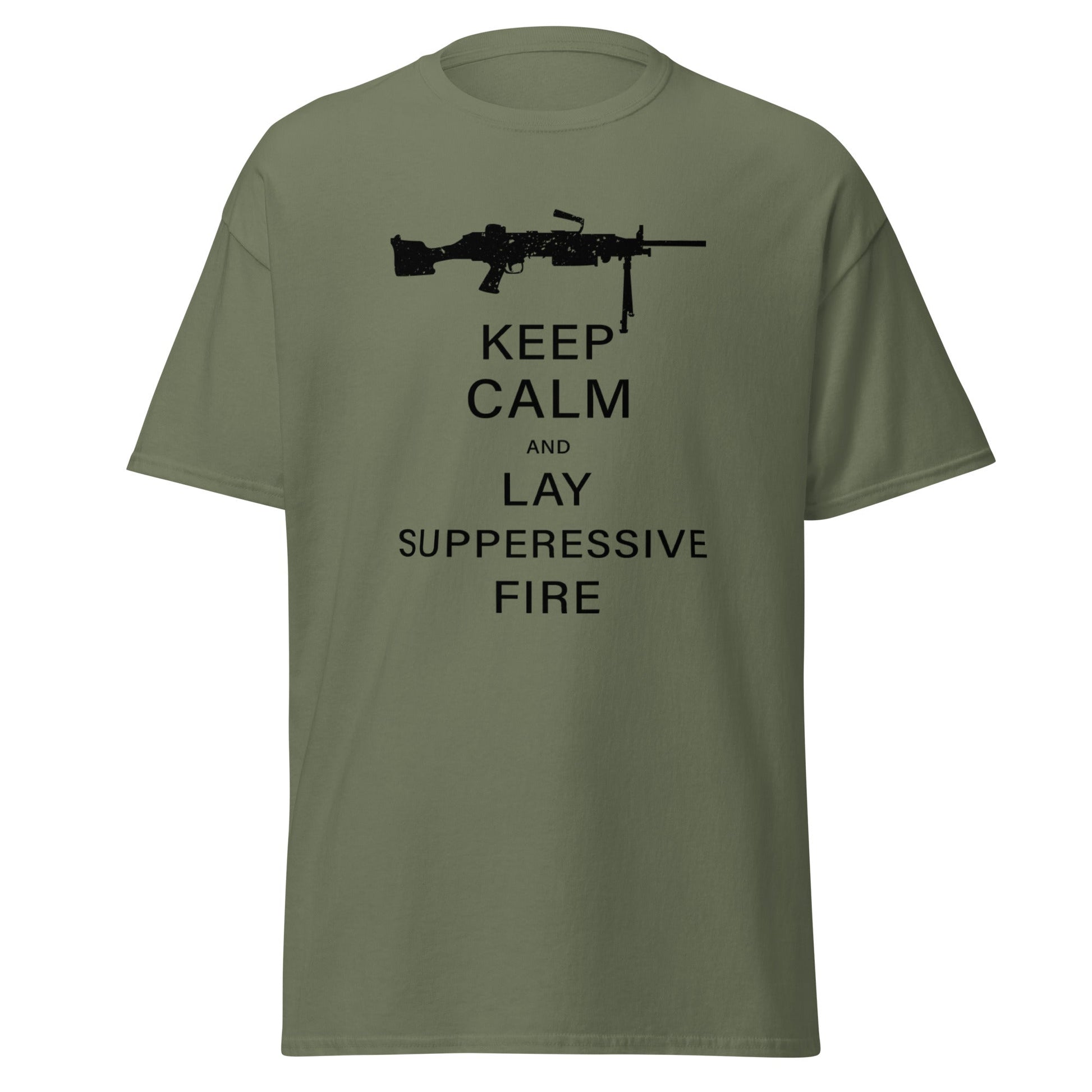 Liberty & Lead Apparel Military Green / S Keep Calm 2 - Men's Classic Tee