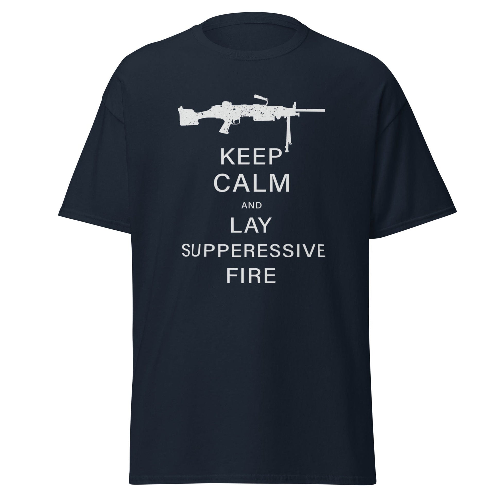 Liberty & Lead Apparel Navy / S Keep Calm - Men's Classic Tee