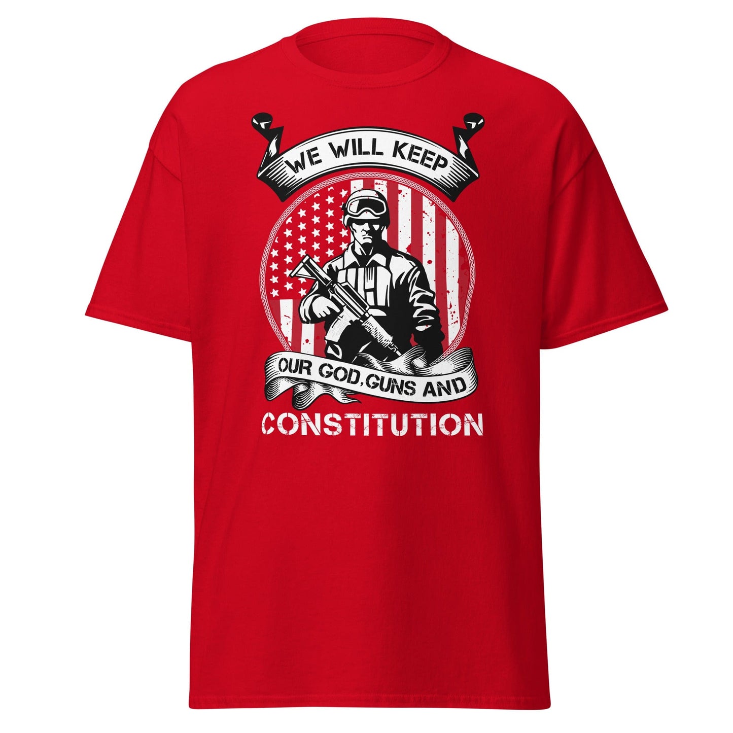 Liberty & Lead Apparel Red / S Keep Our Guns - Men's Classic Tee