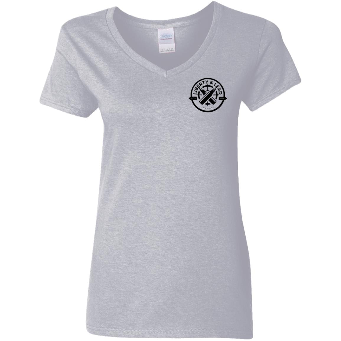 Liberty & Lead Apparel Apparel Live Free or Die - Ladies V-Neck Tee