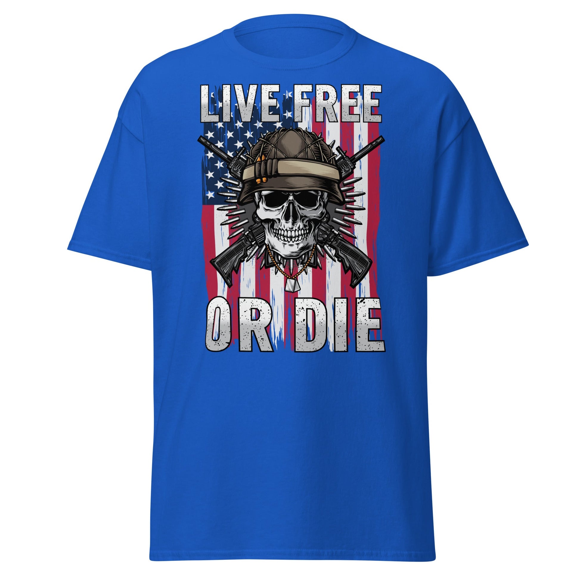 Liberty & Lead Apparel Royal / S Live Free or Die - Men's Classic Tee