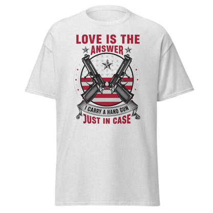 Liberty & Lead Apparel Ash / S Love is the Answer - Men's Classic Tee