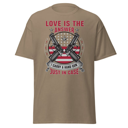 Liberty & Lead Apparel Brown Savana / S Love is the Answer - Men's Classic Tee