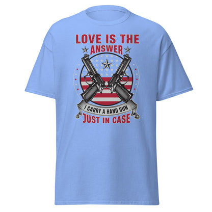 Liberty & Lead Apparel Carolina Blue / S Love is the Answer - Men's Classic Tee