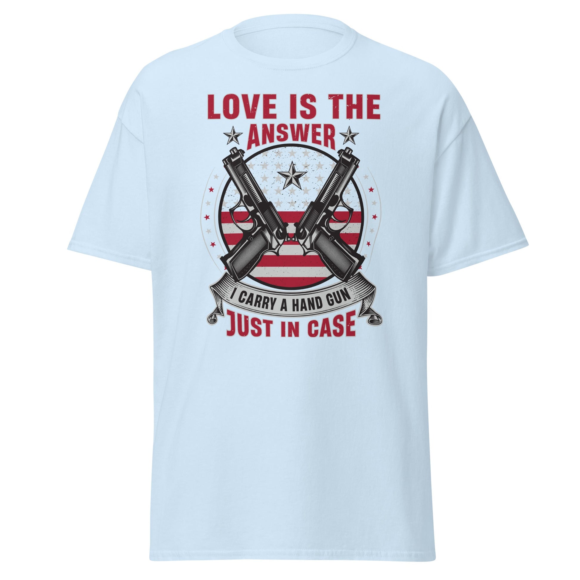 Liberty & Lead Apparel Light Blue / S Love is the Answer - Men's Classic Tee