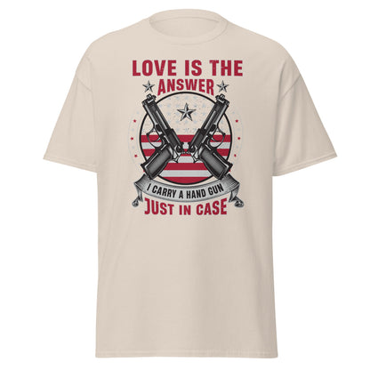 Liberty & Lead Apparel Natural / S Love is the Answer - Men's Classic Tee