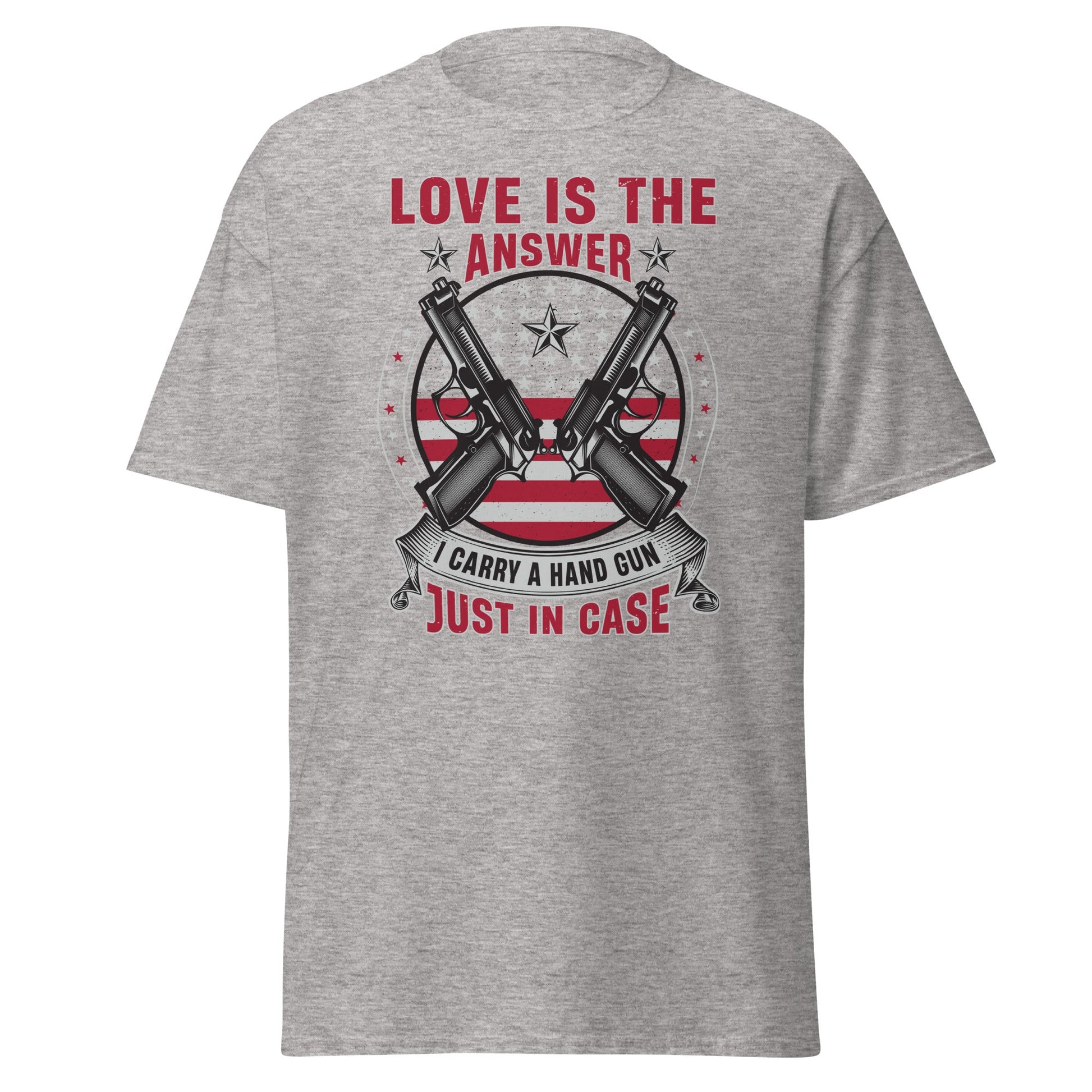 Liberty & Lead Apparel Sport Grey / S Love is the Answer - Men's Classic Tee