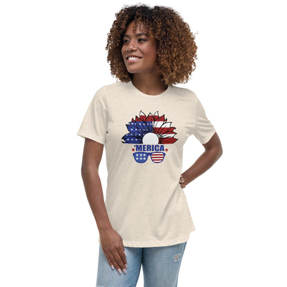 Liberty & Lead Apparel Heather Prism Natural / S Merica