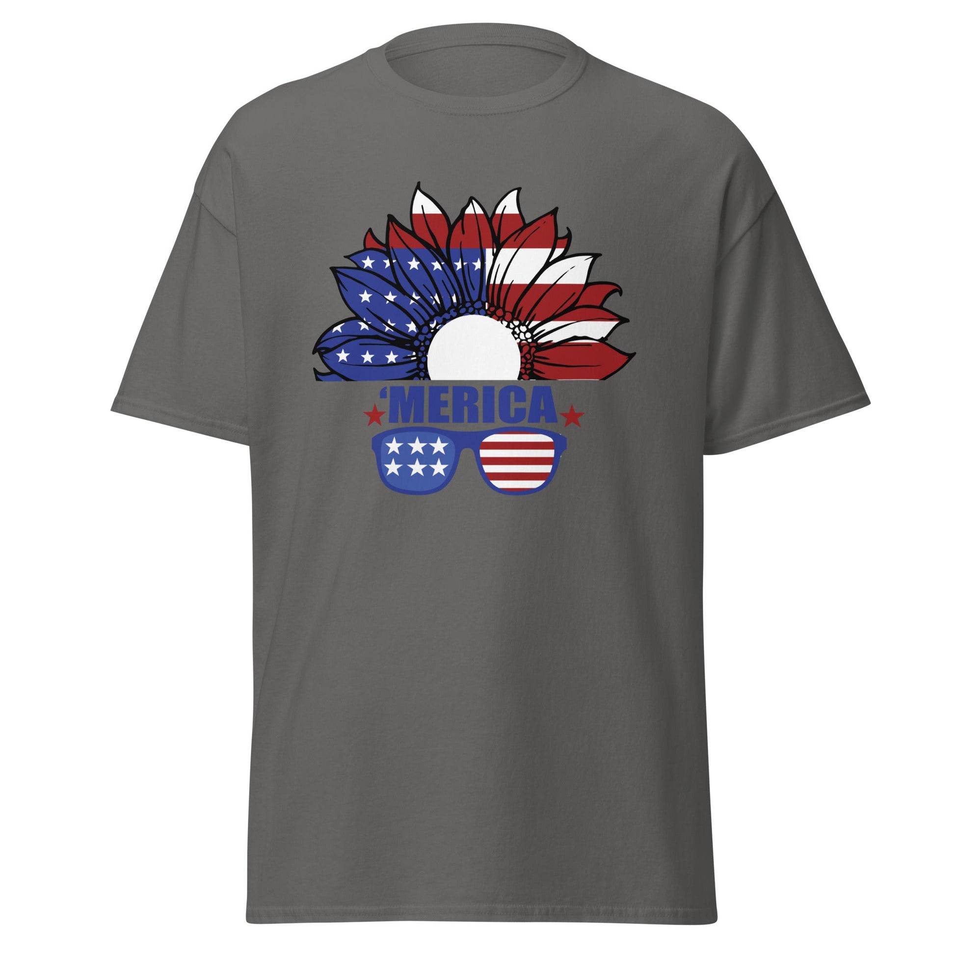 Liberty & Lead Apparel Charcoal / S Merica - Men's Classic Tee