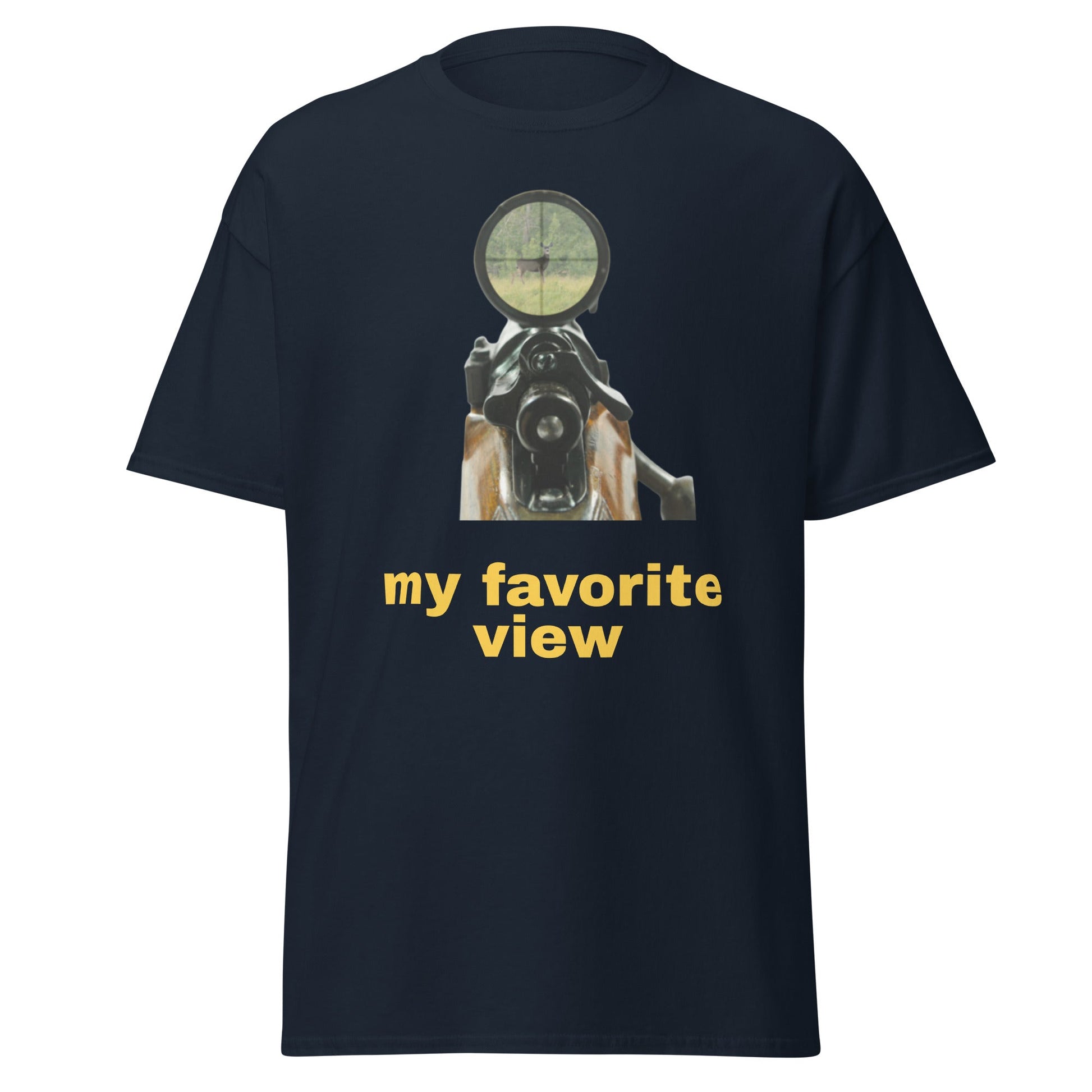 Liberty & Lead Apparel Navy / S My Favorite View - Men's Classic Tee