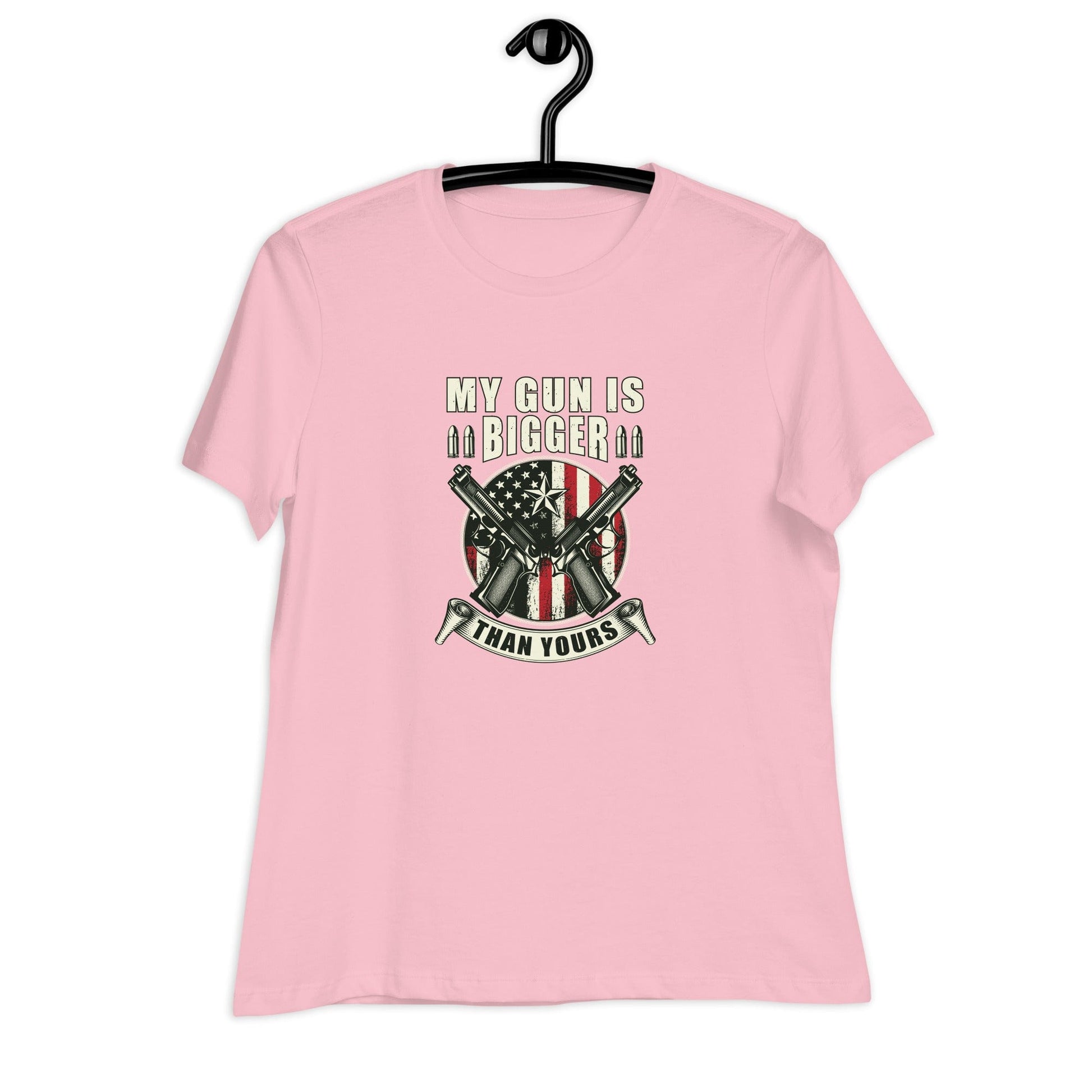 Liberty & Lead Apparel My Gun Is Bigger - Ladies Relaxed Tee