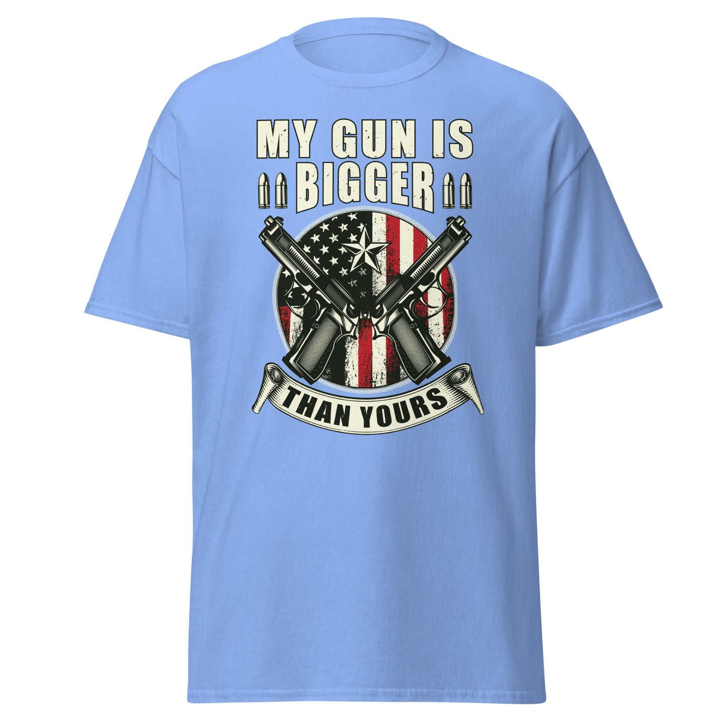 Liberty & Lead Apparel Carolina Blue / S My Gun is Bigger - Men's Classic Tee