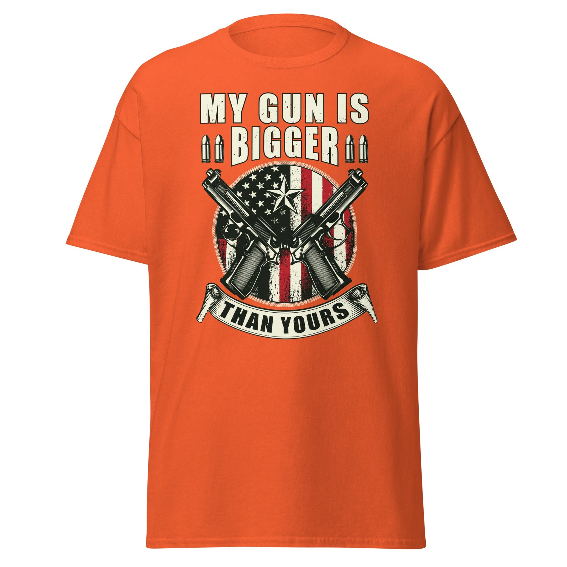 Liberty & Lead Apparel Orange / S My Gun is Bigger - Men's Classic Tee