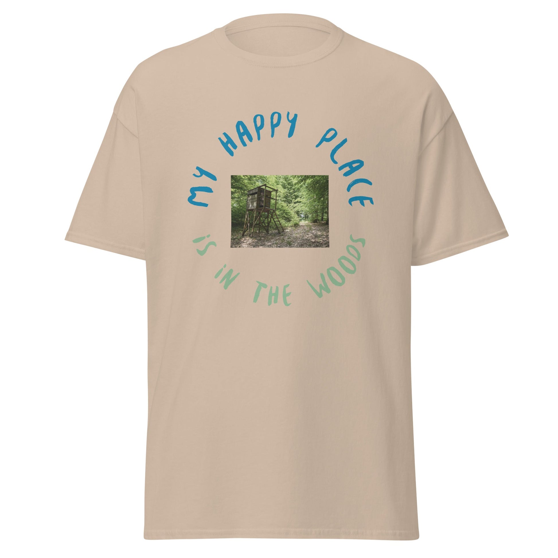 Liberty & Lead Apparel Sand / S My Happy Place - Men's Classic Tee