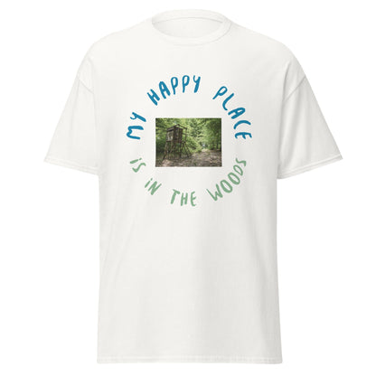 Liberty & Lead Apparel White / S My Happy Place - Men's Classic Tee