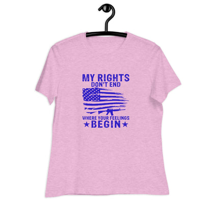 Liberty & Lead Apparel My Rights 2 - Ladies Relaxed Tee