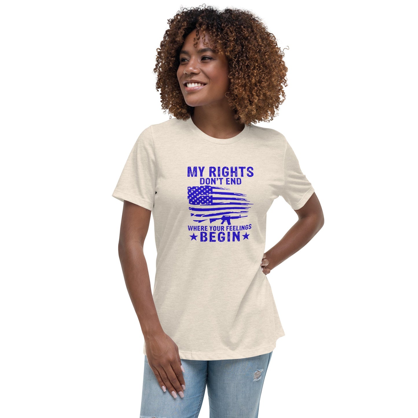 Liberty & Lead Apparel Heather Prism Natural / S My Rights 2